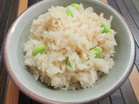 夏の茶めし～枝豆入り✩